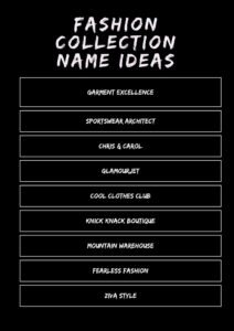 700 Catchy Clothing Brand Name Ideas To Pick From