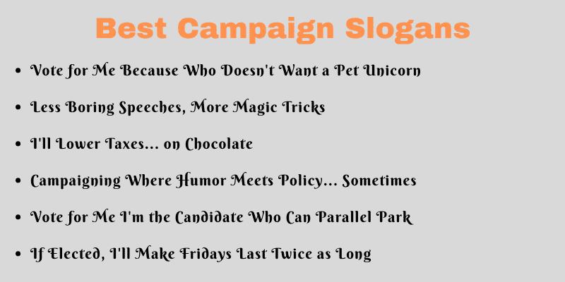 Best Campaign Slogans
