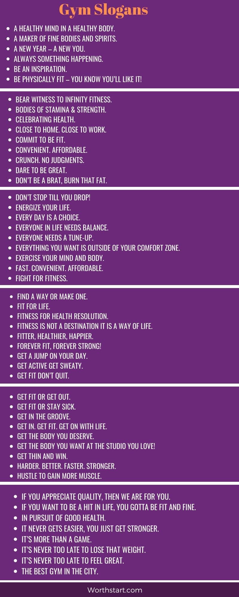 500 Gym Slogans For Your Fitness Business