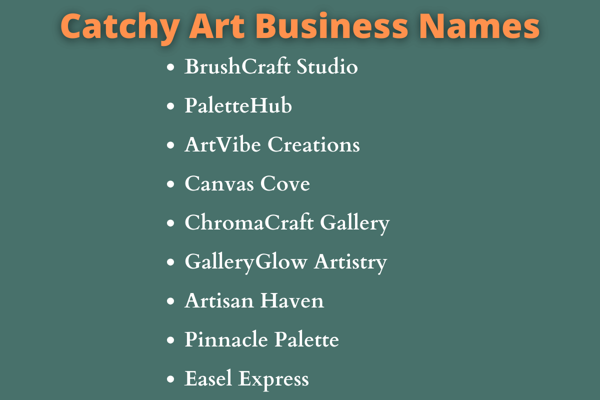 Art Business Names