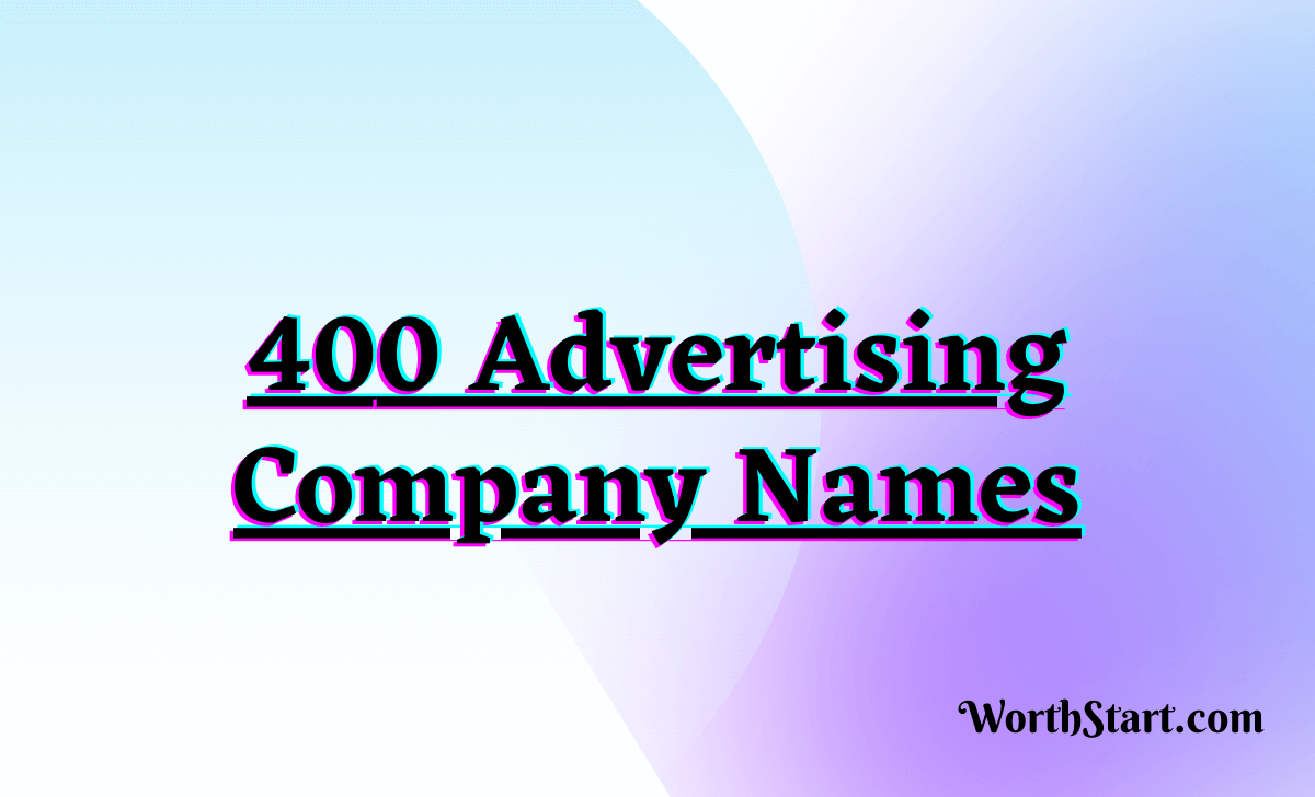 400 Advertising Company Names