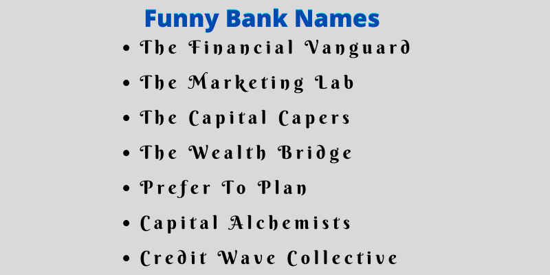 Banking-Team-Names