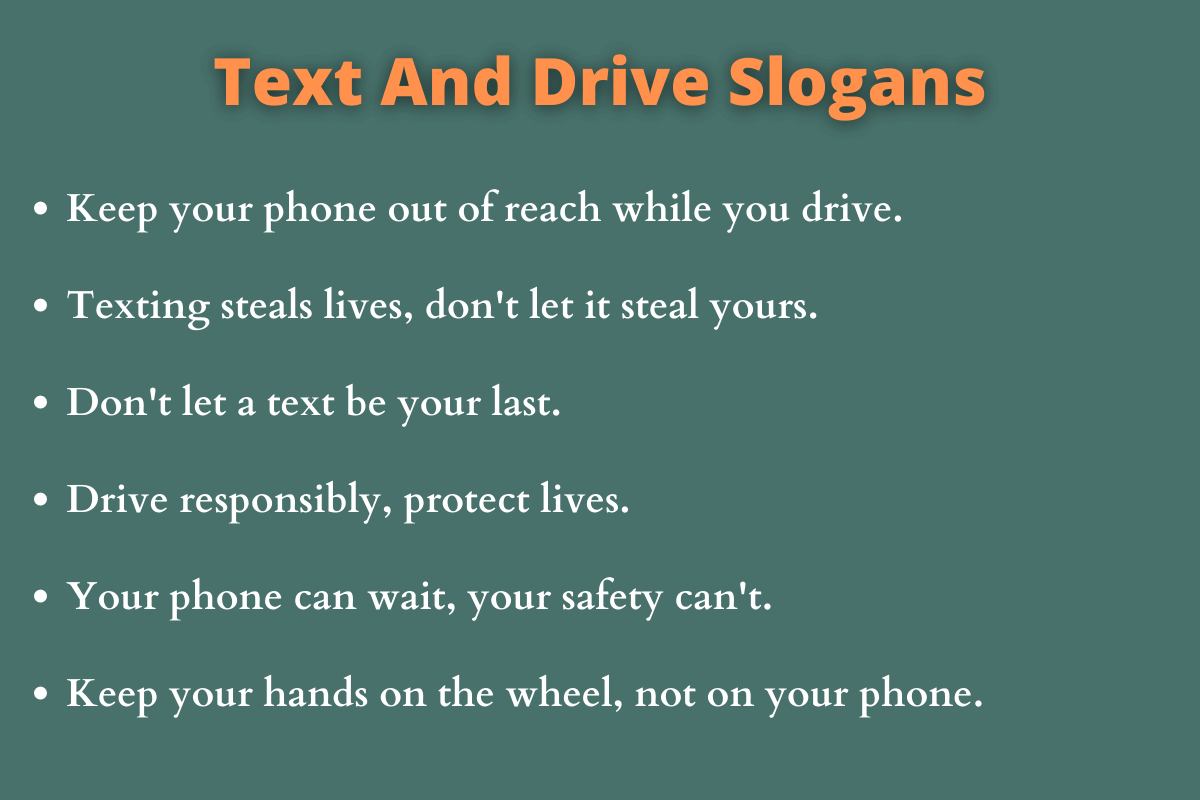 Text And Drive Slogans (1)