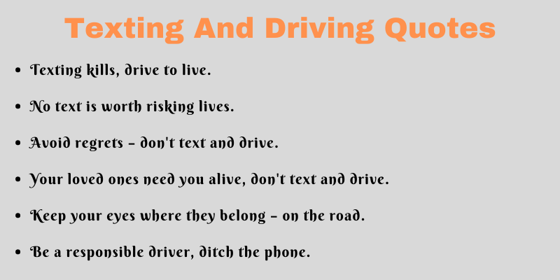 Texting And Driving Quotes (1)