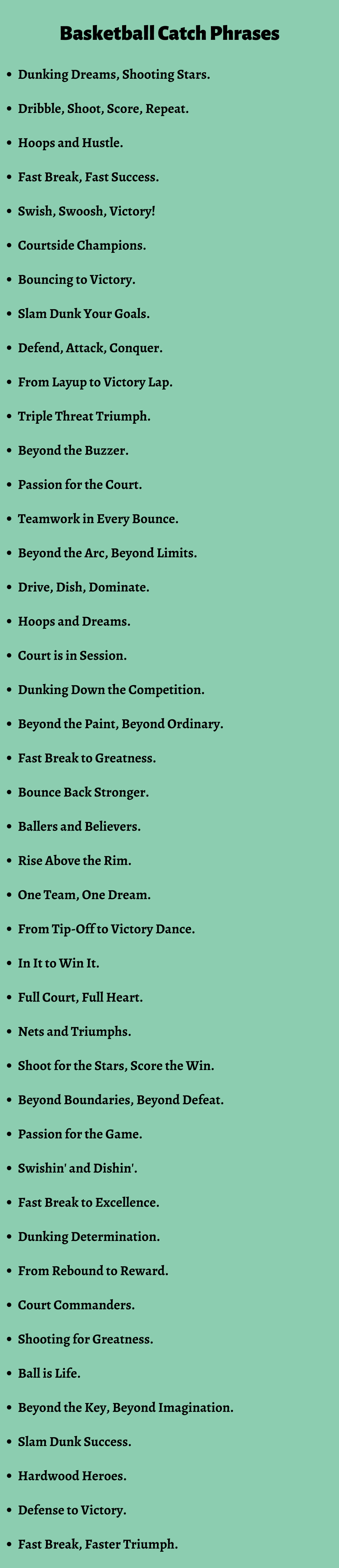 325+ Best Basketball Slogans And Sayings For Inspiration