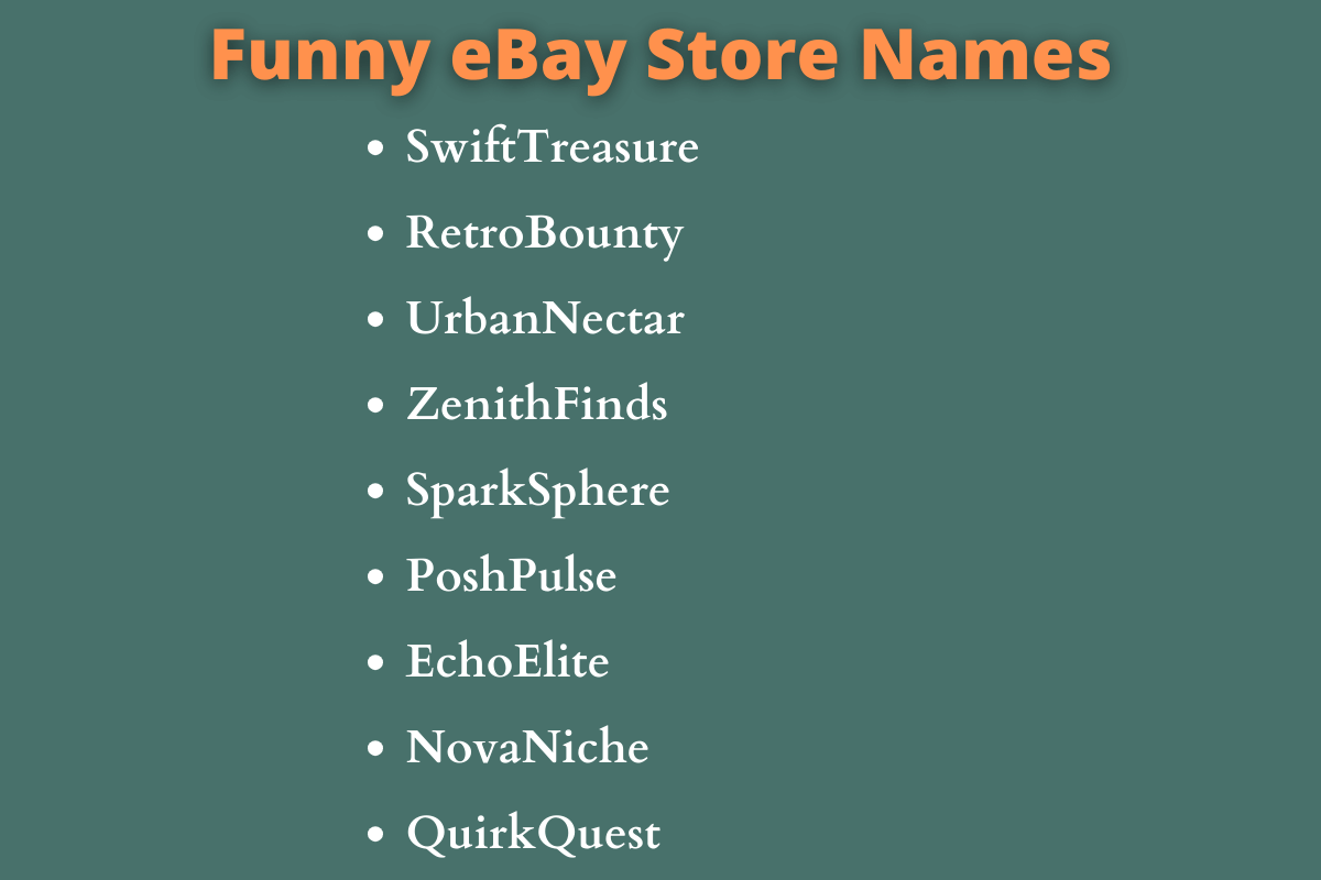 eBay Store Names