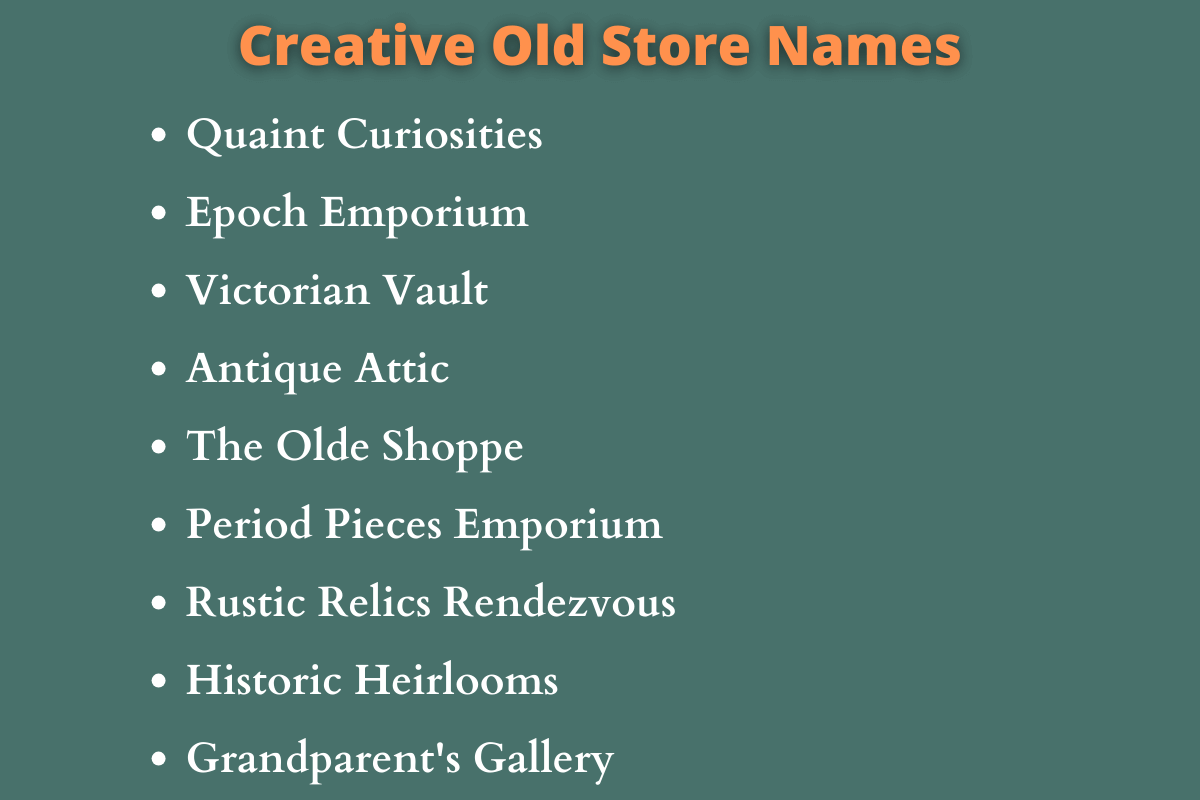 Old Store Names
