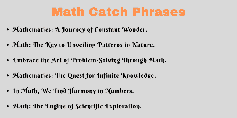 Math Catch Phrases (1)