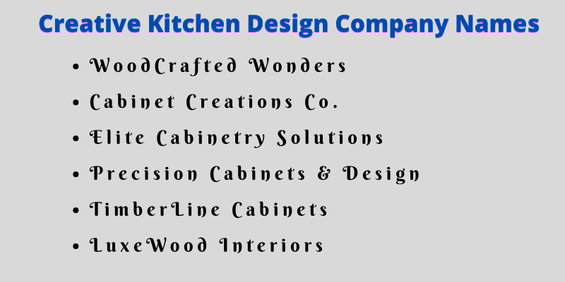 Cabinet Company Names: 400+ Best Deck Company Names Ideas