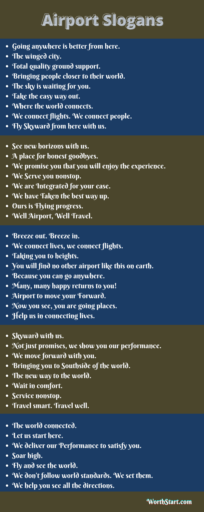 Airport Slogans