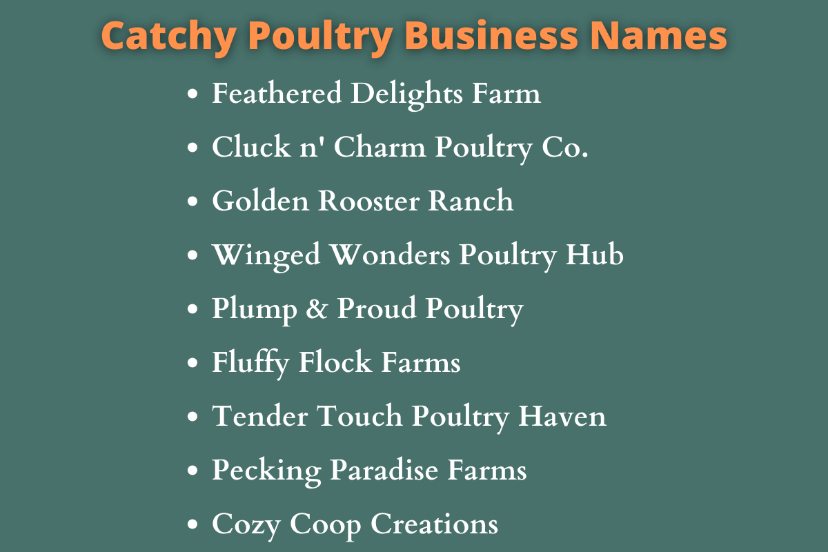 Poultry Business Names