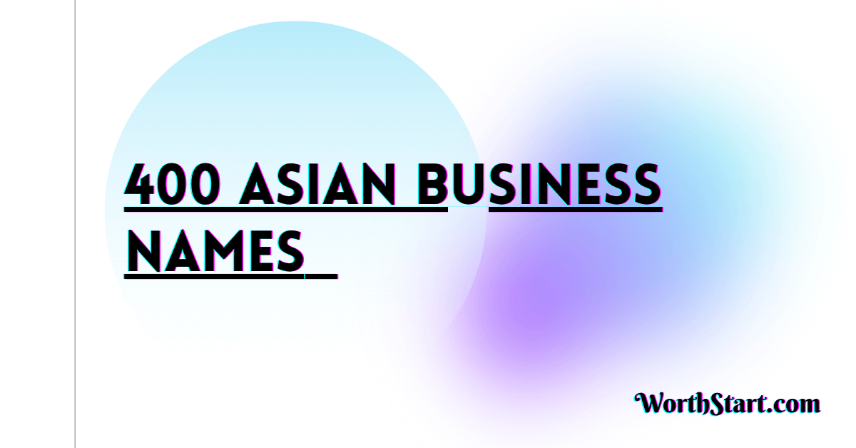 _Asian Business Names