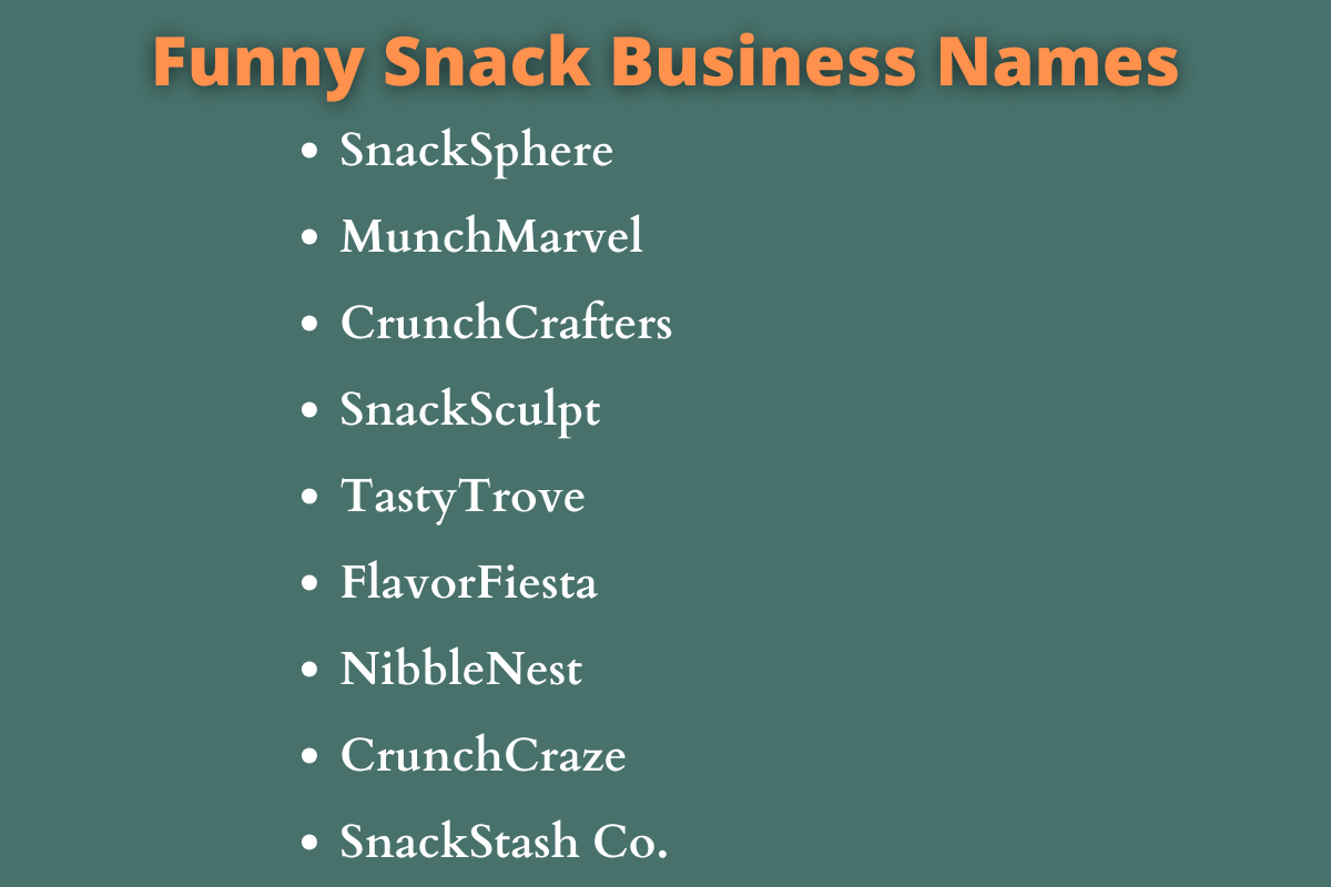 Snack Business Names