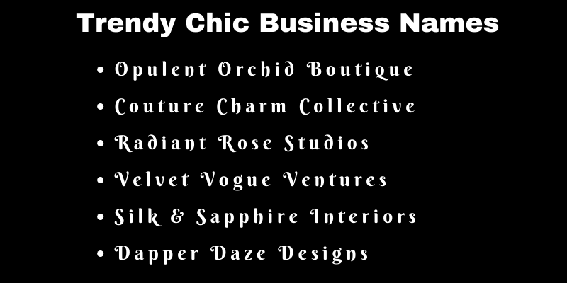 630+ Shabby Chic Business Name Ideas