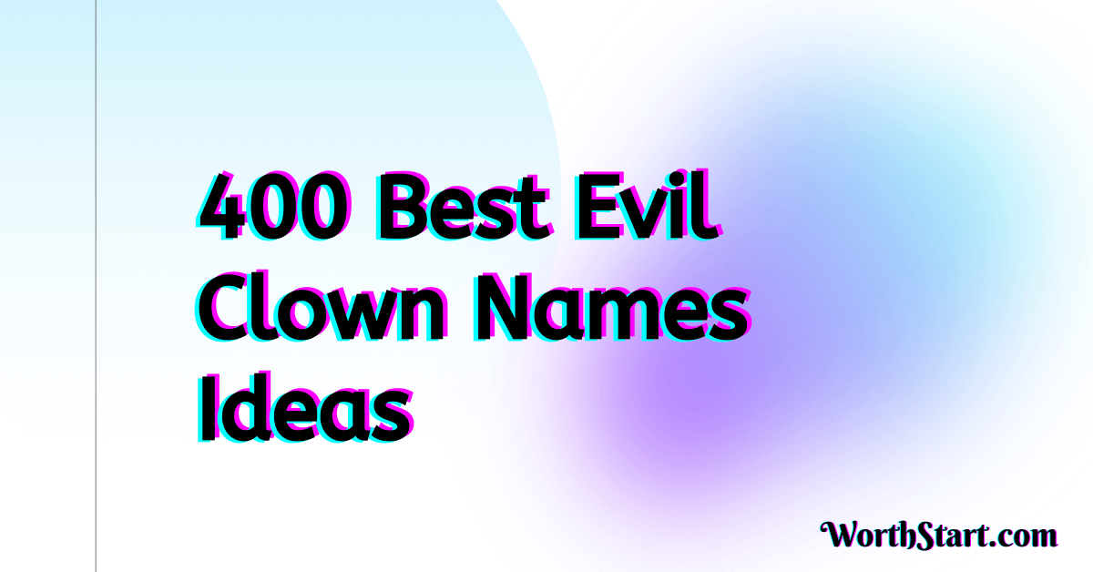 Evil Clown Names