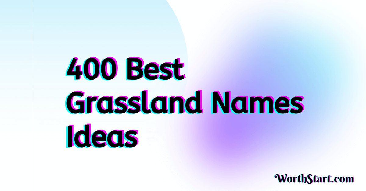 400 Best Grassland Names That You Can Use 7498