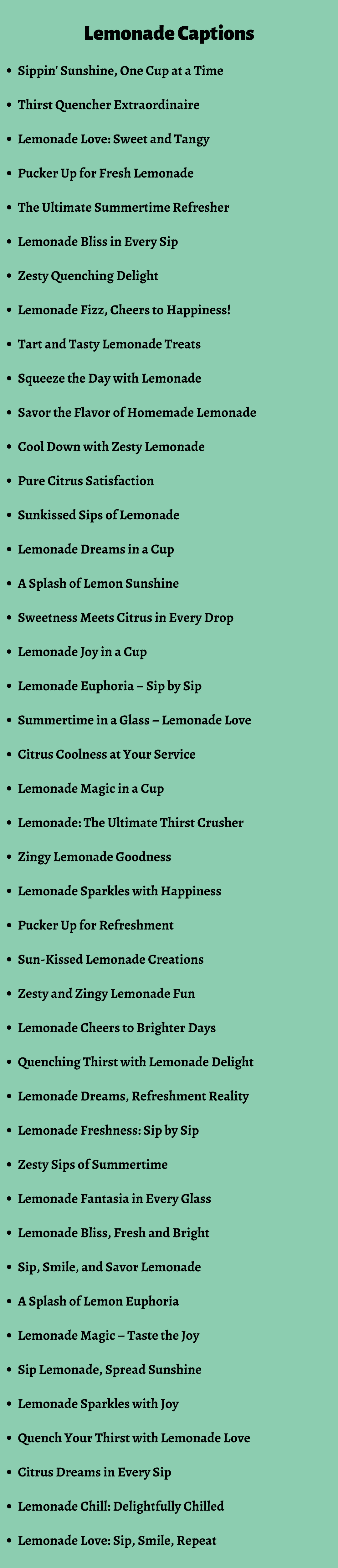 Lemonade Captions