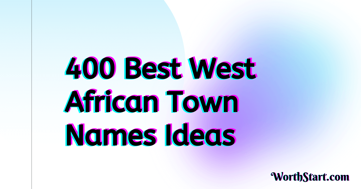 West African Town Names