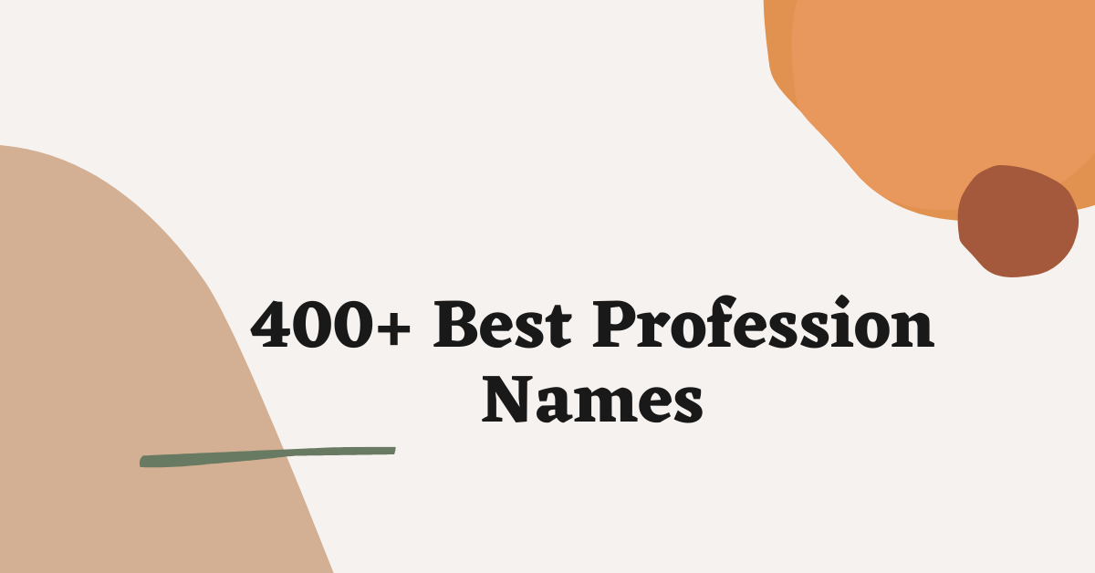 Profession Names