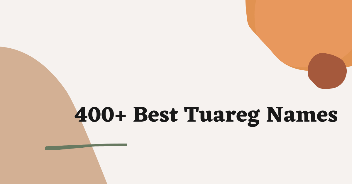 Tuareg Names