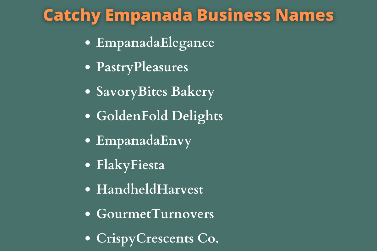 Empanada Business Names