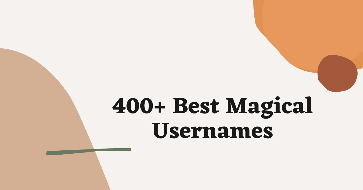 Magical Usernames