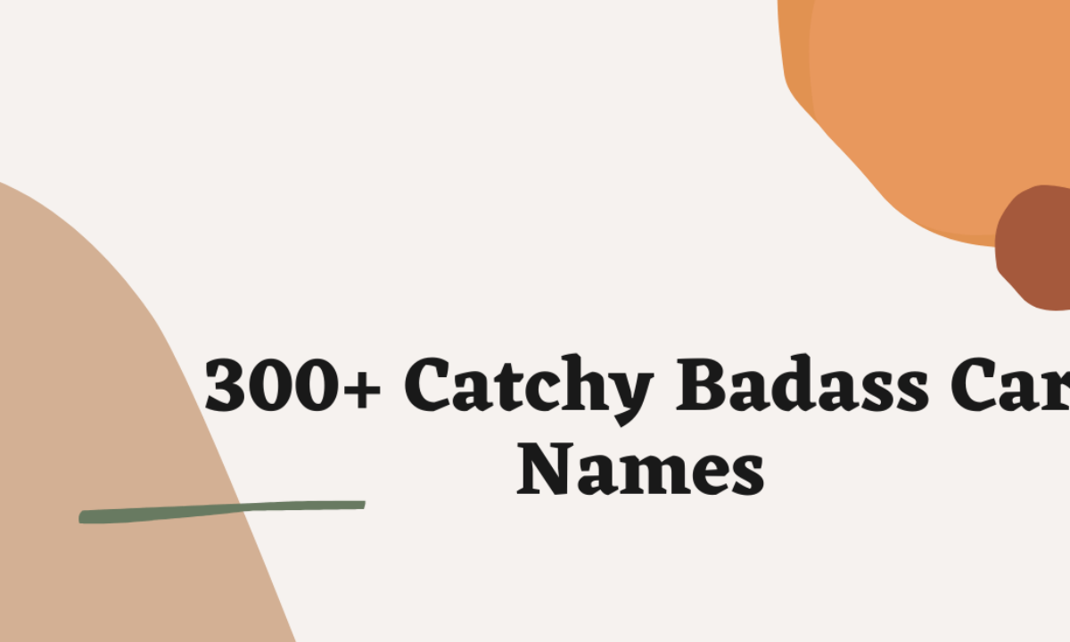 Badass Car Nickname Name Generator 