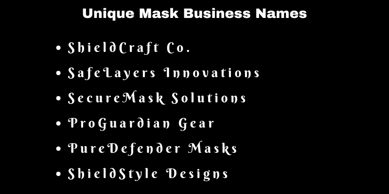 Mask Business Names