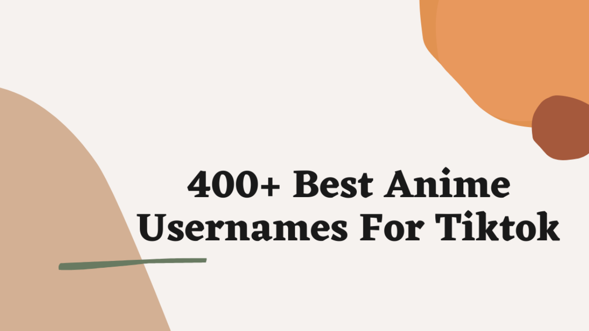 Discover more than 82 good anime usernames  induhocakina