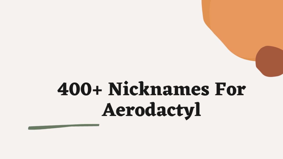 The 35+ Best Nicknames For Aerodactyl, Ranked