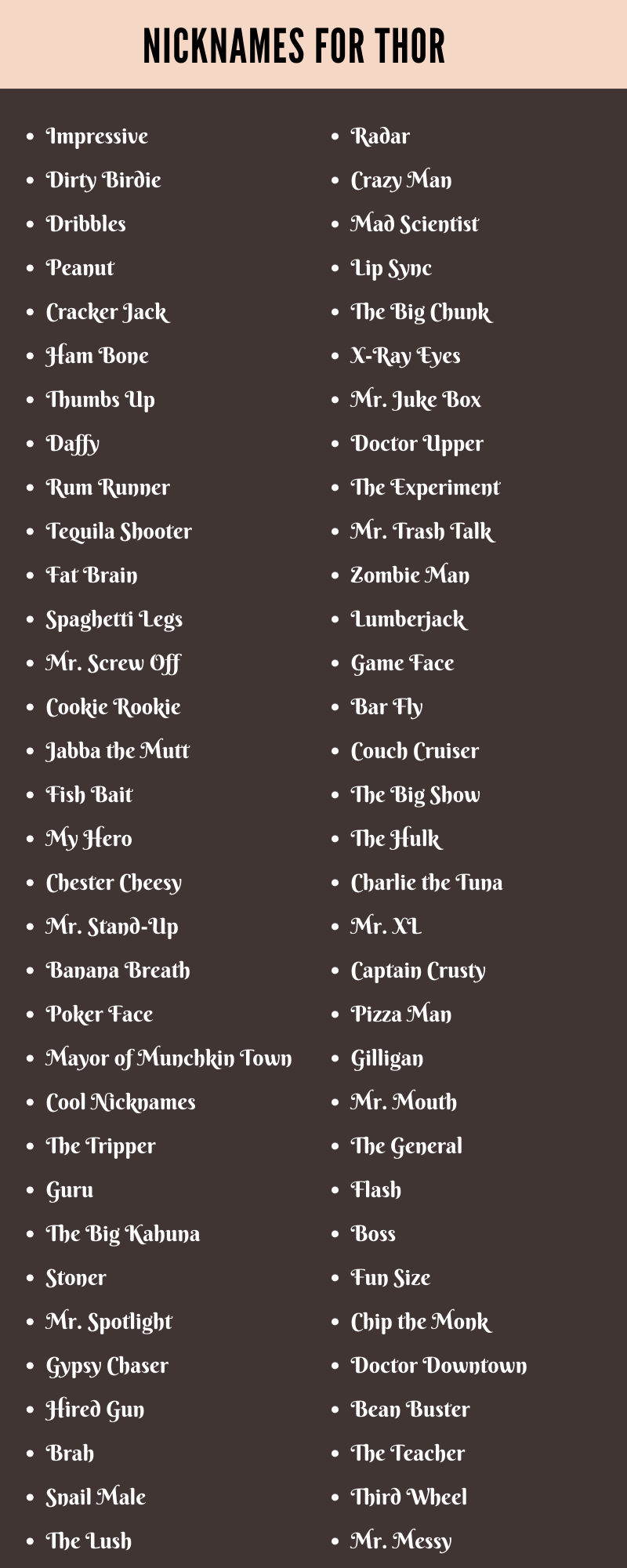Thor Nicknames: 200+ Cute and Adorable Names
