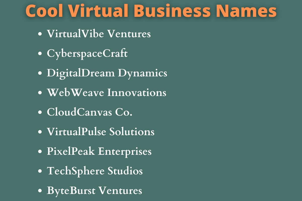Virtual Business Names