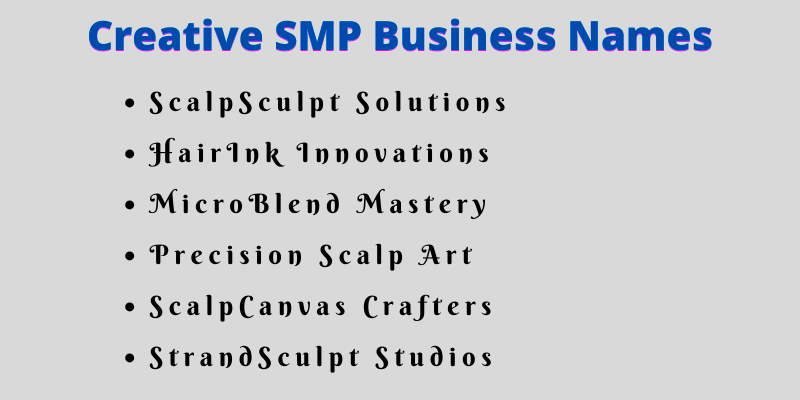 SMP Business Names