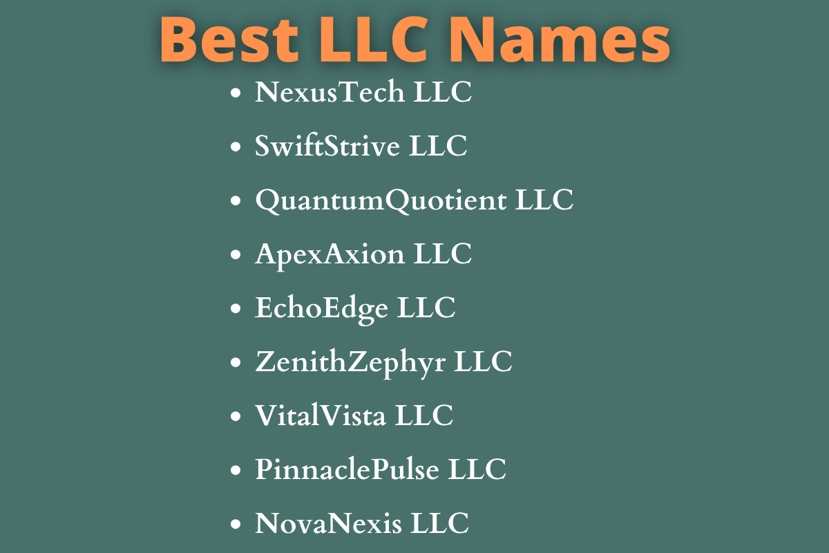LLC Names