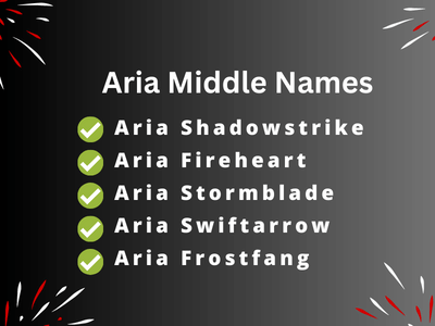 Aria Middle Names