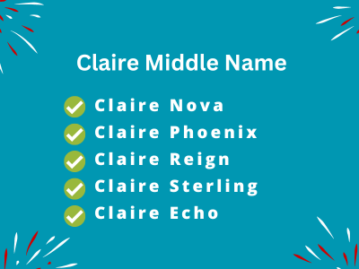 Claire Middle Name