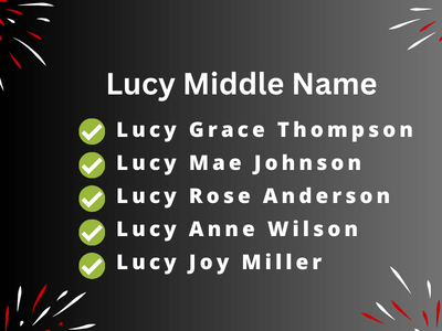 Lucy Middle Name