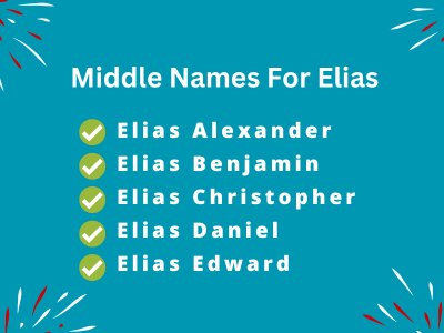 Middle Name For Elias