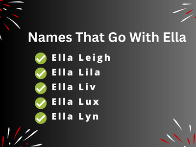 Names That Go With Ella