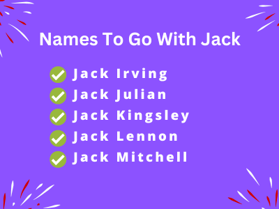 Names To Go With Jack