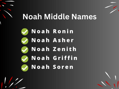 Noah Middle Names