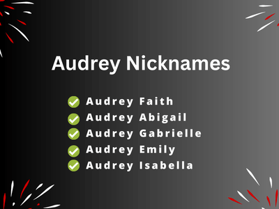 Audrey Nicknames