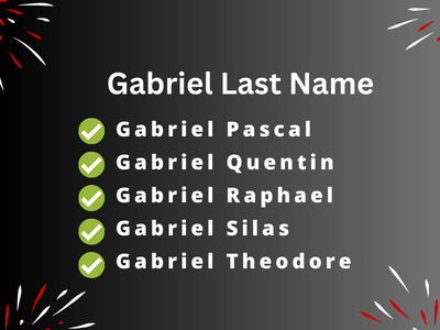 Gabriel Last Name
