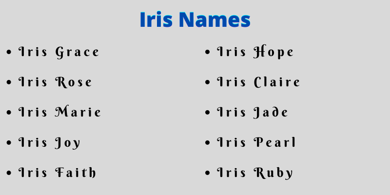 Iris Names