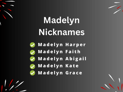 Madelyn Nicknames