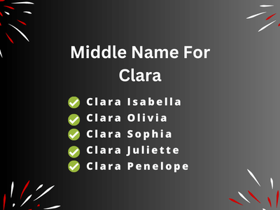 Middle Name For Clara