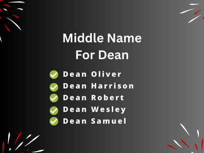 Middle Name For Dean