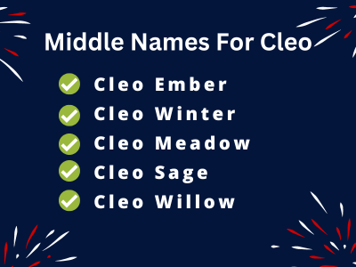 400 Middle Names For Cleo