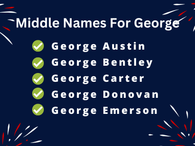400 Classy Middle Names For George