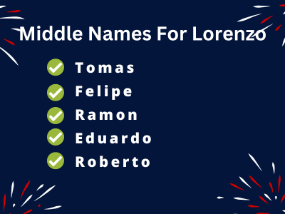 400 Catchy Middle Names For Lorenzo That You Will Like
